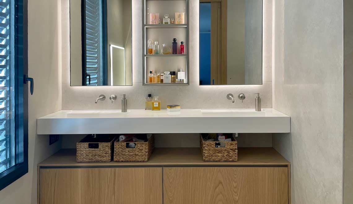 Rénovation d'une salle de bains.