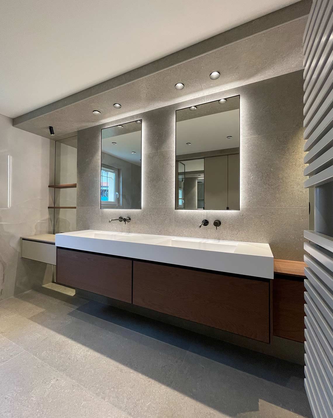 Salle de bains haut de gamme à Lyon.