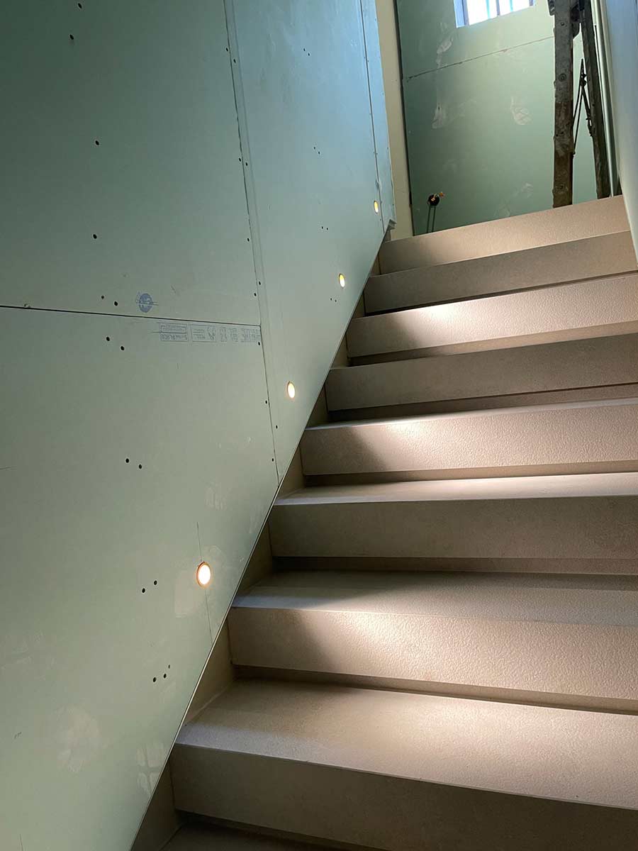 Travaux en cours de réalisation pour la création d'un SPA sur-mesure à Lyon