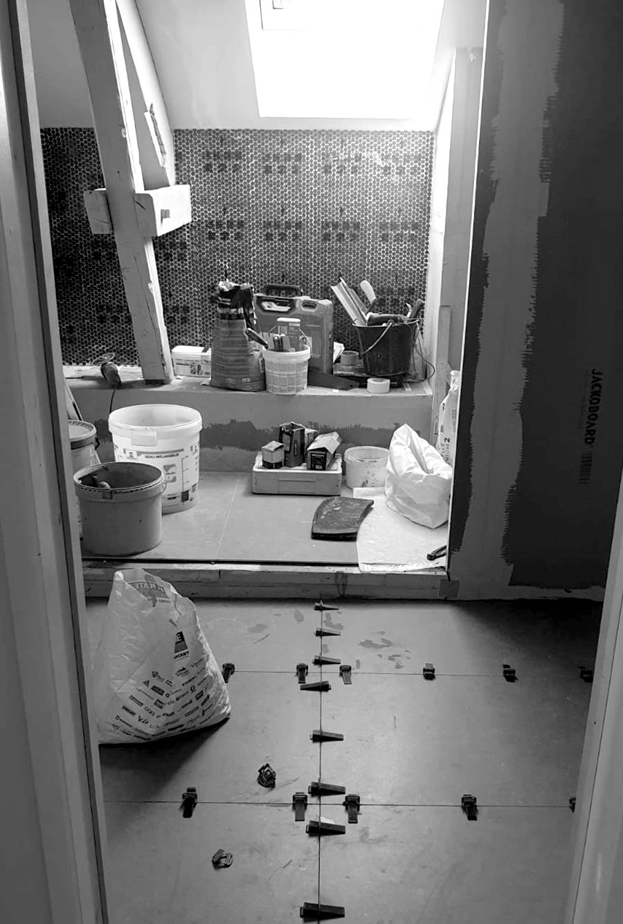 Salle de bains sous les toits, travaux et rénovation