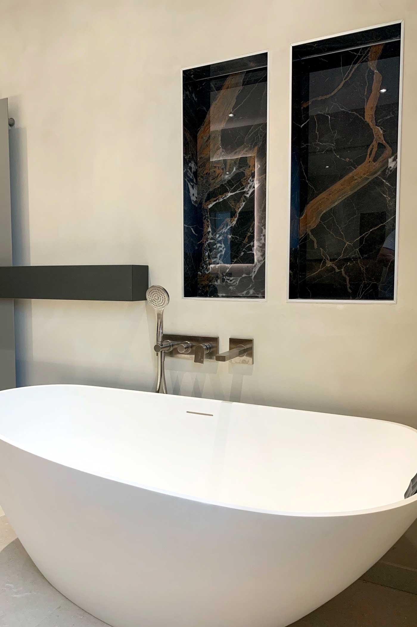 Salle de bains en marbre à Lyon