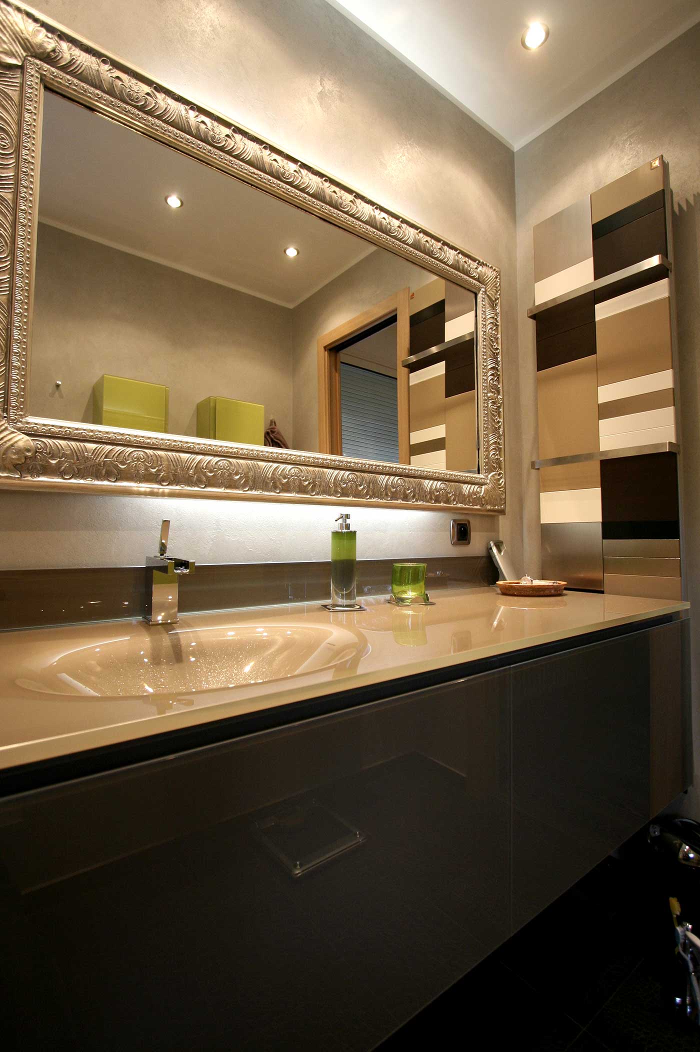 Salle de bains en marbre à Lyon