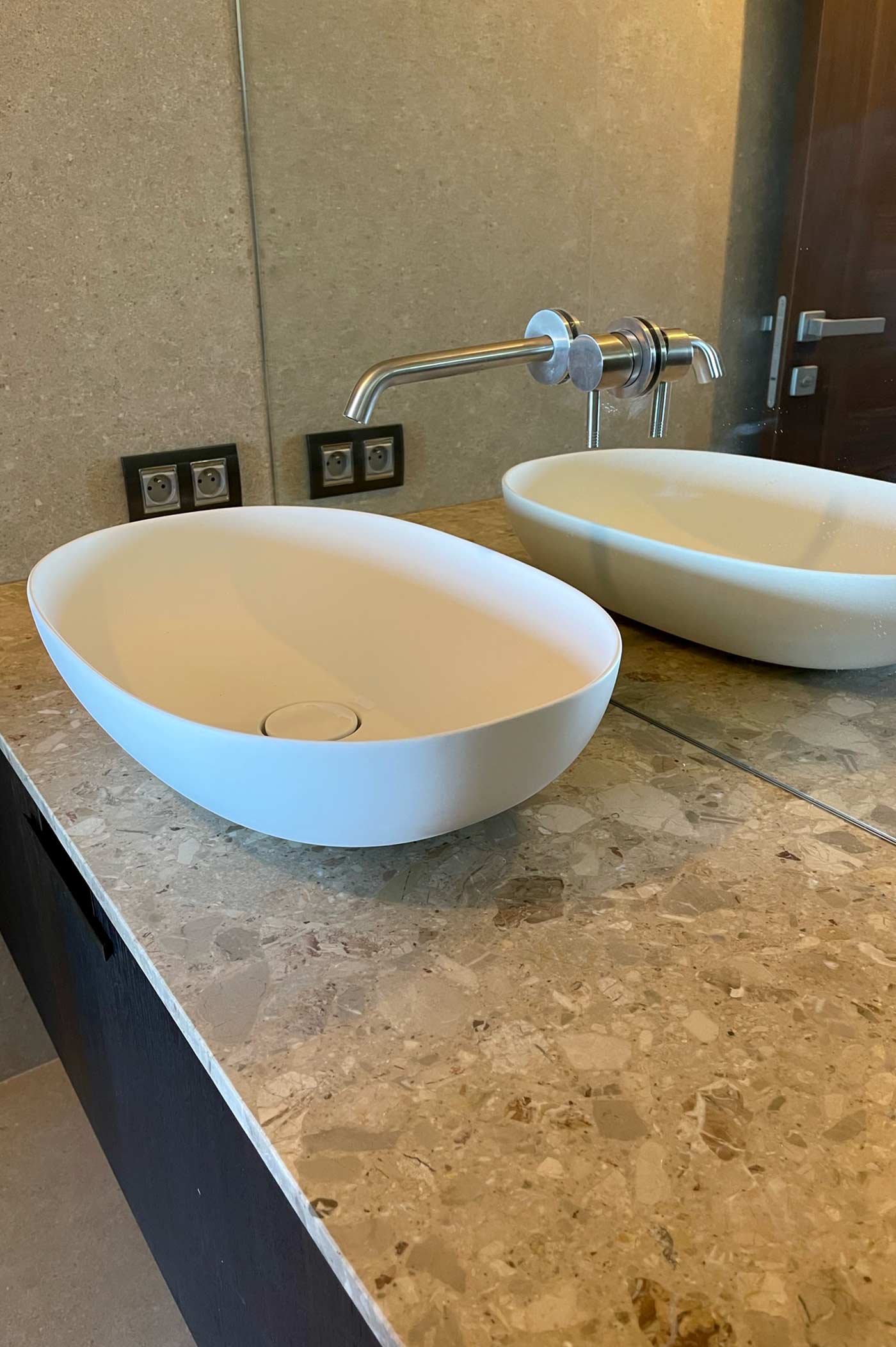 Rénovation salle de bains en pierre à Lyon / Rhône-Alpes