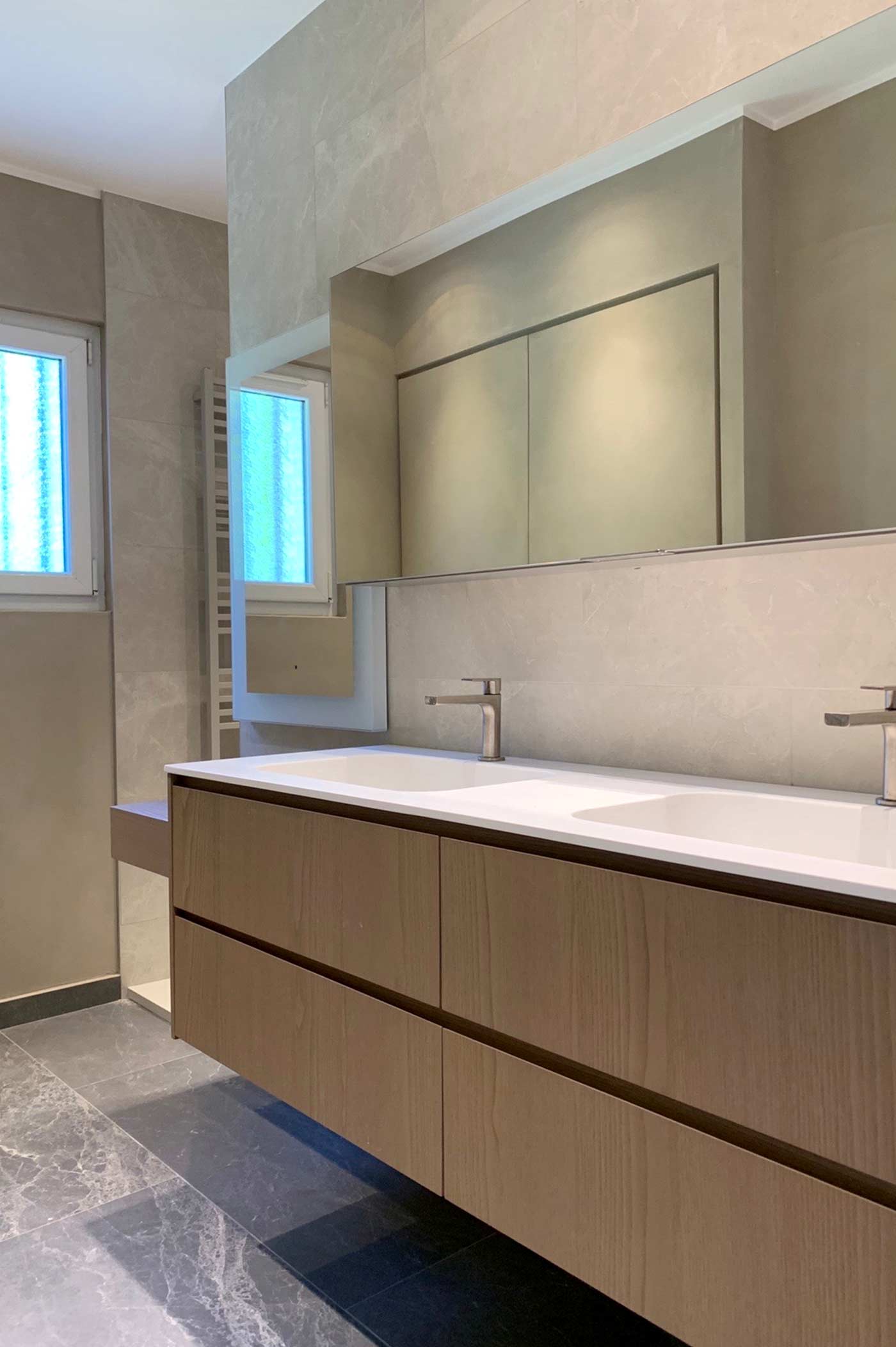 Rénovation salle de bains en pierre à Lyon / Rhône-Alpes