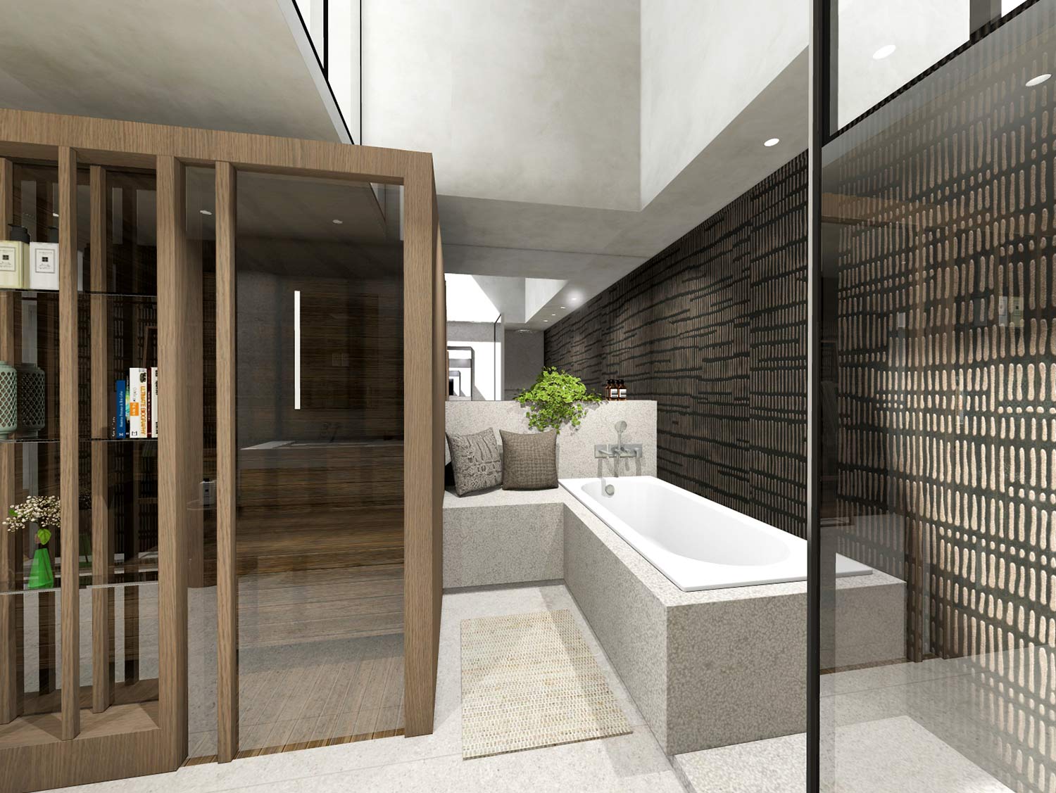 Proposition 3D et matériaux au showroom à Lyon